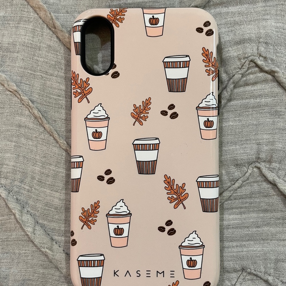 Kaseme iPhone case...Latte print
